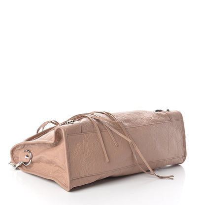 Balenciaga Agneau Classic Silver Hardware City Rose Des Sables 4 of 9