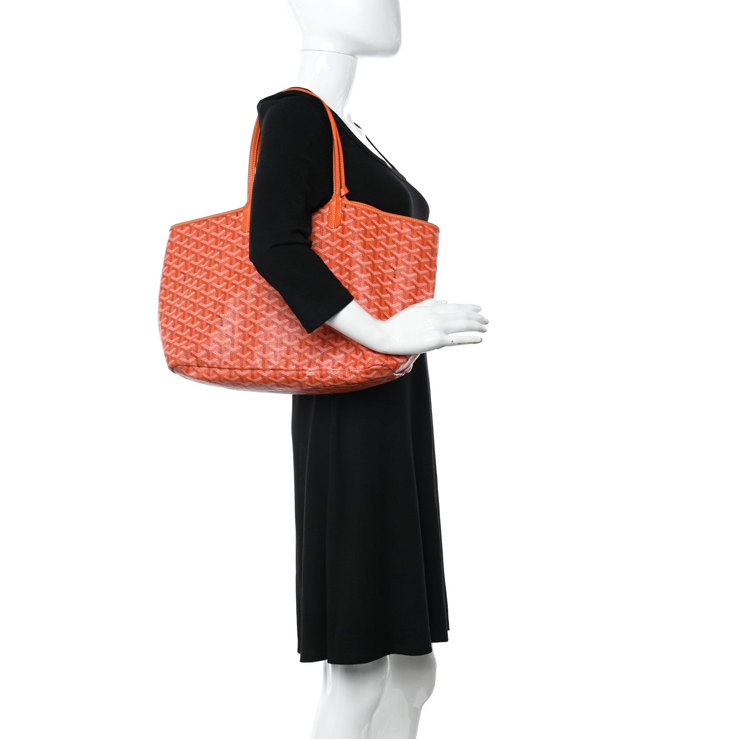 Goyard Goyardine Saint Louis PM Orange 2 of 9