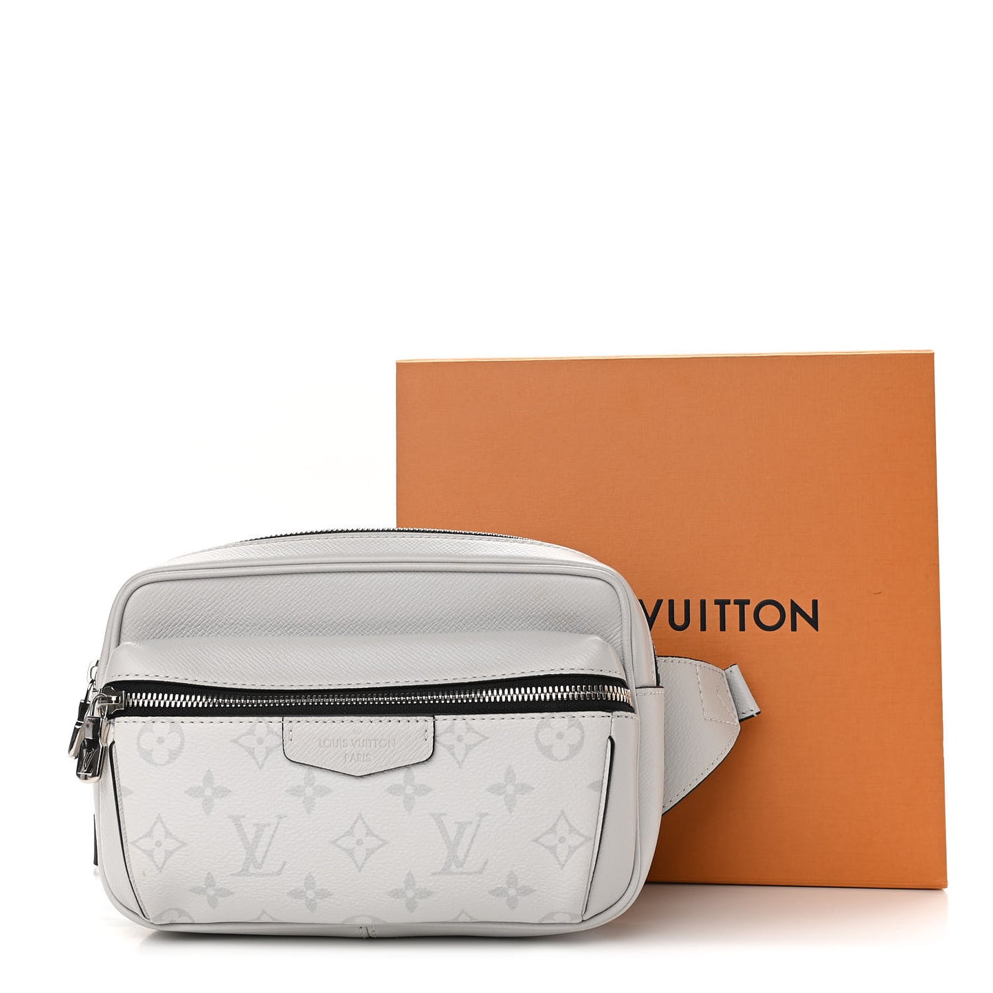 Taiga Monogram Outdoor Bumbag White