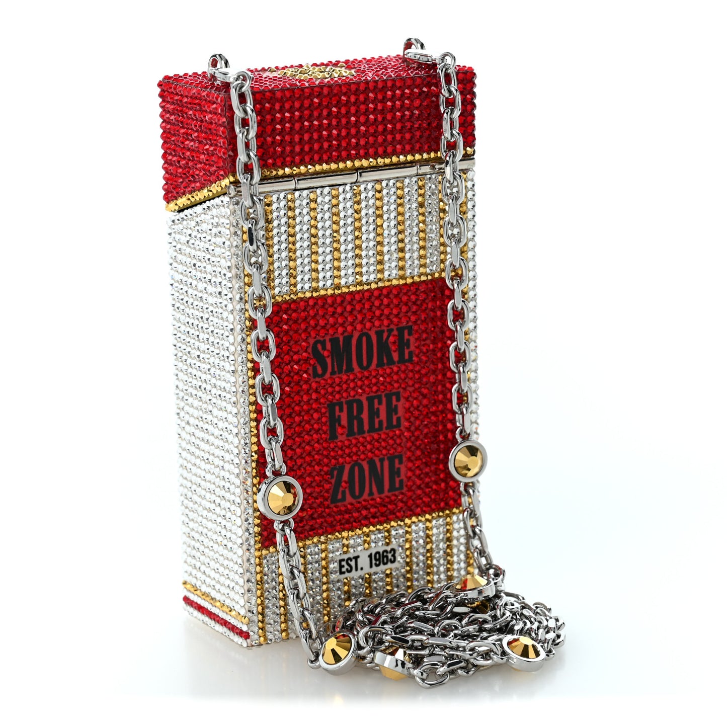 Crystal Le Case No Smoking Minaudiere Box