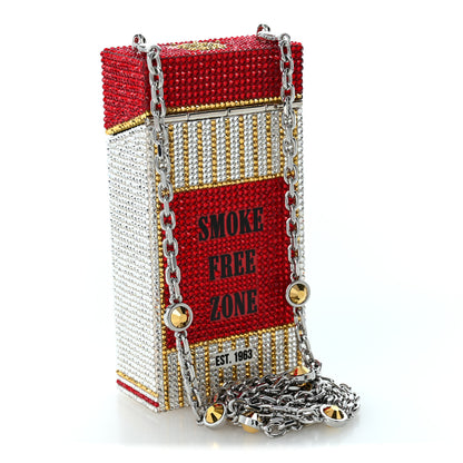 Judith Leiber Crystal Le Case No Smoking Minaudiere Box 2 of 13