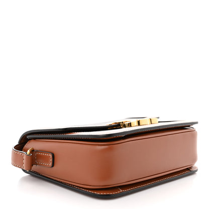 Celine Calfskin Triomphe Canvas Teen Triomphe Bag Tan 4 of 11