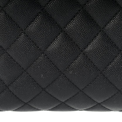 Chanel Caviar Lizard Quilted Large Coco Handle Flap Black 12 of 13