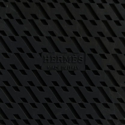 Hermes Calfskin Womens Chypre Sandals 35 Black 8 of 12