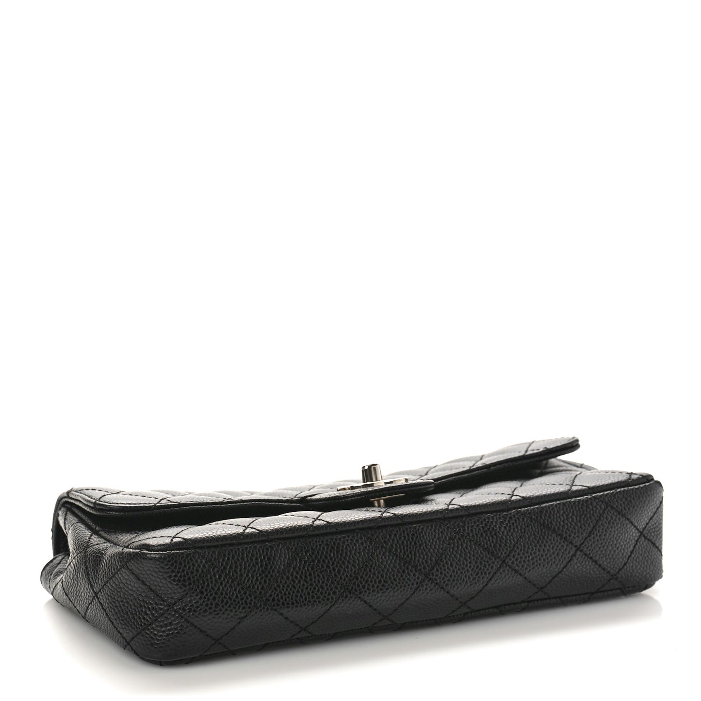 Caviar Quilted East West Flap Black