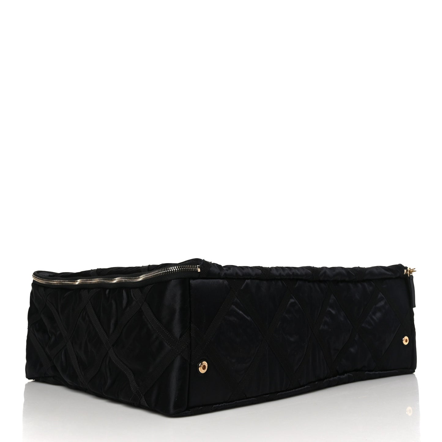Nylon Grosgrain Large Lifestyle Travel Black