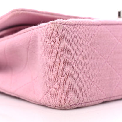 Chanel Jersey Quilted Medium Double Flap Pink 8 of 12