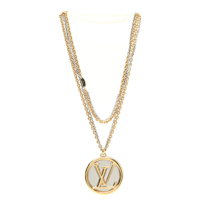Louis Vuitton Louise Long Necklace Gold 3 of 6