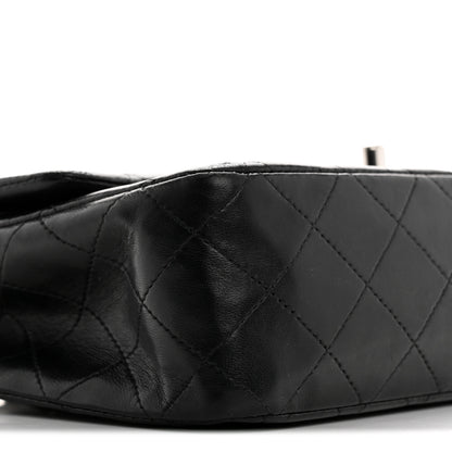 Chanel Lambskin Quilted Medium Double Flap Black 9 of 15