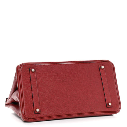 Hermes Buffle Skipper Birkin 35 Rouge H 4 of 21