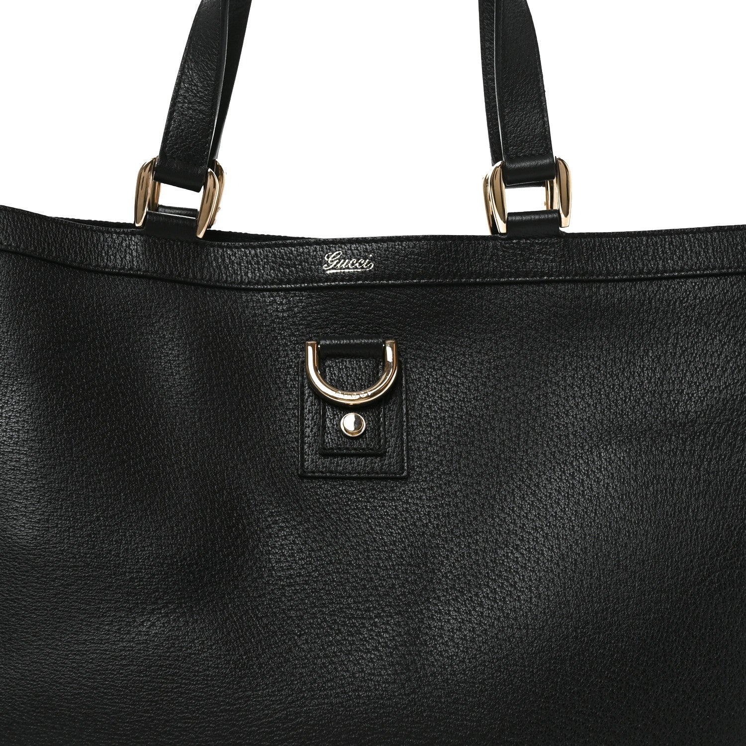 Gucci Calfskin Large Abbey Tote Black 8 of 10
