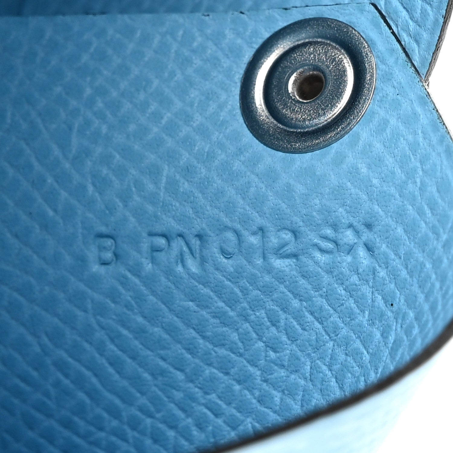 Hermes Epsom Calvi Card Case Celeste 7 of 8