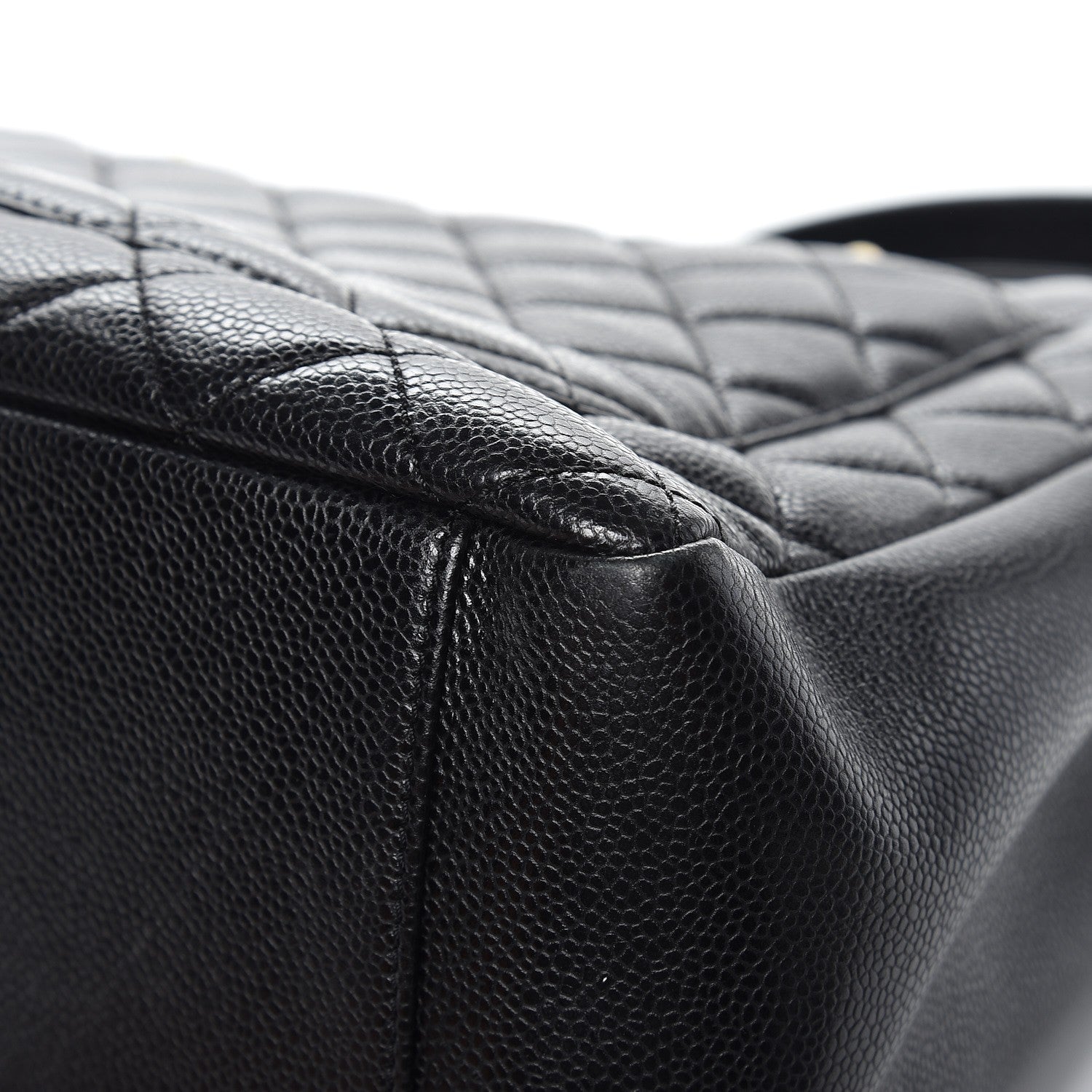 Chanel Caviar Quilted Grand Shopping Tote GST Black 11 of 13