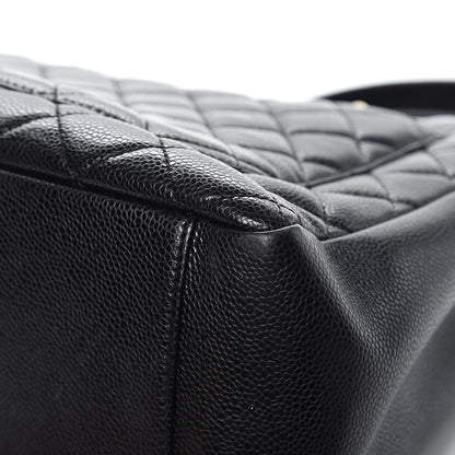 Chanel Caviar Quilted Grand Shopping Tote GST Black 11 of 13