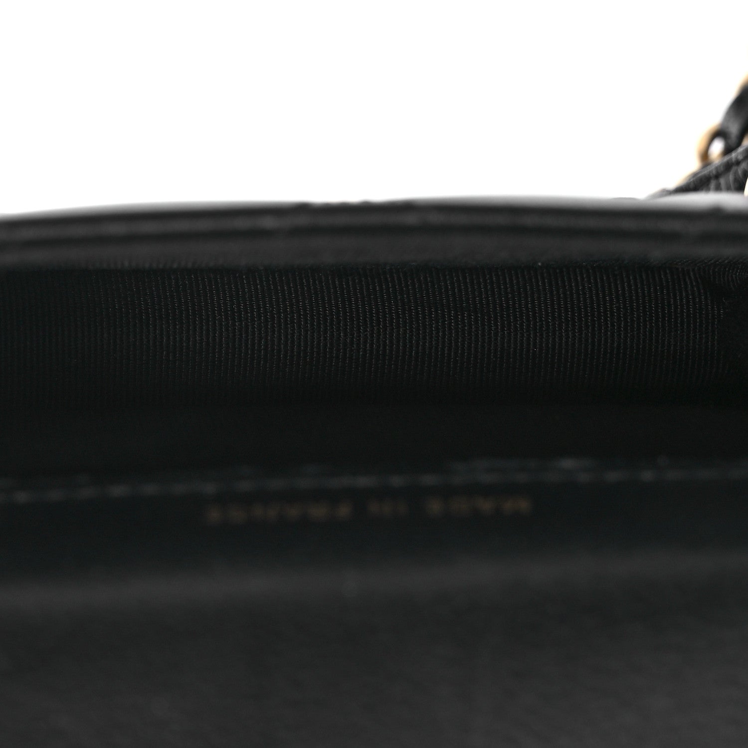 Chanel Goatskin Quilted Punk Essentials Chain Mini Flap Belt Bag Black 5 of 11