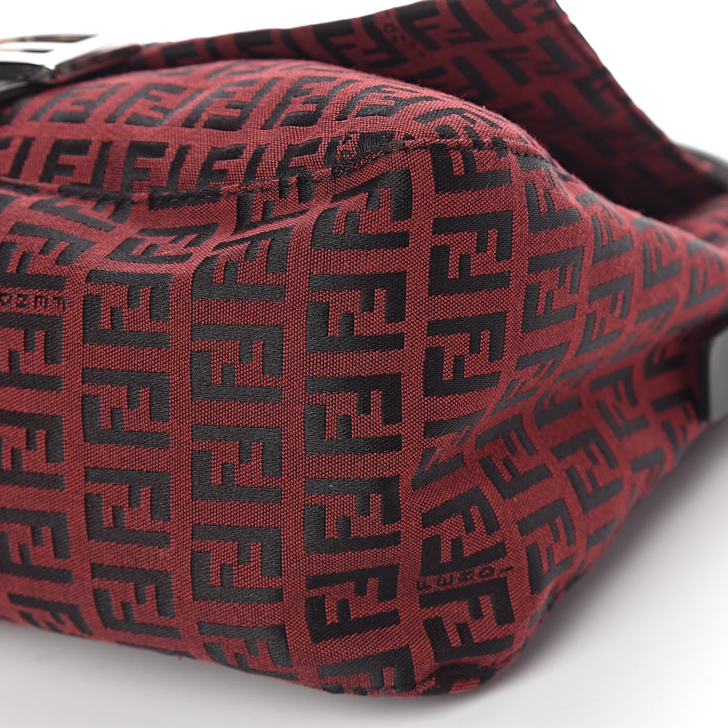 Fendi Zucchino Mama Baguette Red 11 of 12