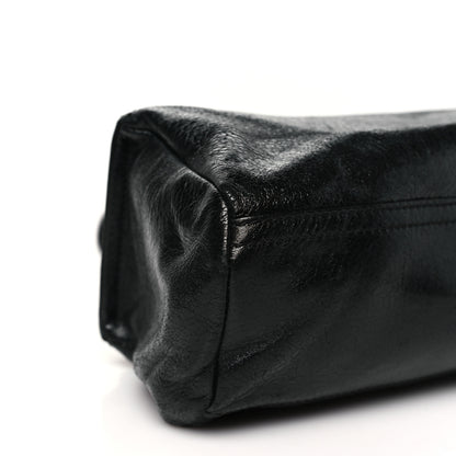 Givenchy Crinkled Patent Deerskin Mini Pandora Black 9 of 11