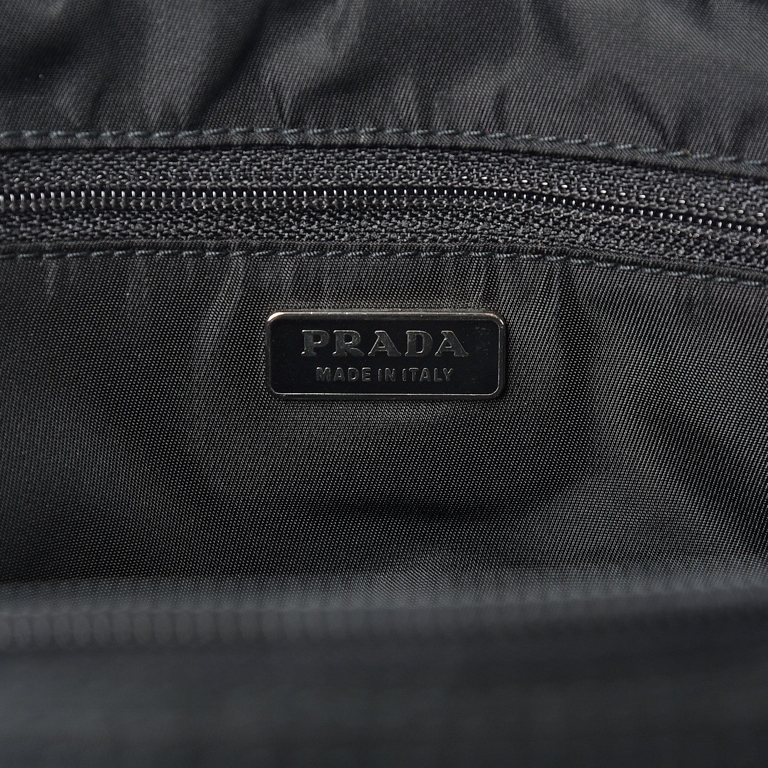 Prada Nylon Vela Cosmetic Pouch Black 5 of 7