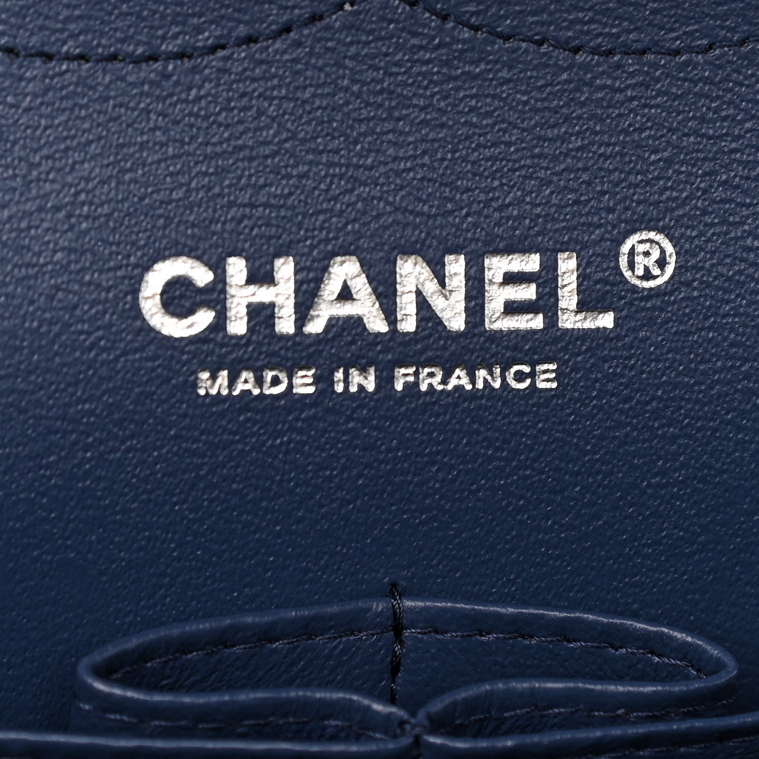 Chanel Caviar Quilted Jumbo Double Flap Navy 6 of 11