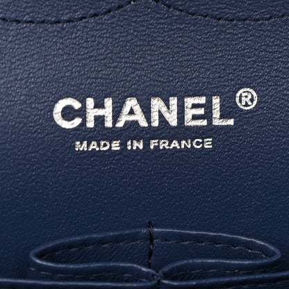 Chanel Caviar Quilted Jumbo Double Flap Navy 6 of 11