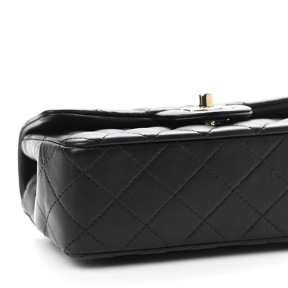 Chanel Lambskin Quilted Mini Rectangular Flap Black 8 of 9