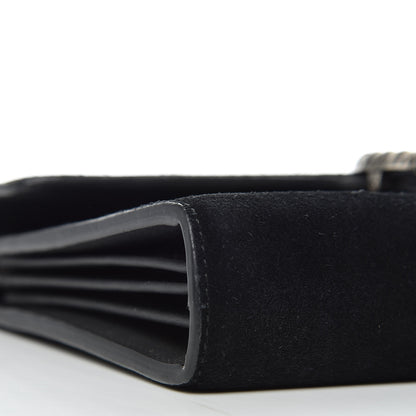 Gucci Suede Mini Dionysus Chain Wallet Black 9 of 11