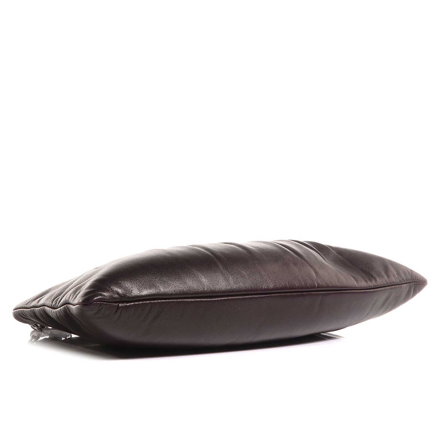 Chanel Lambskin Pleated Tassel Shoulder Bag Brown 4 of 7
