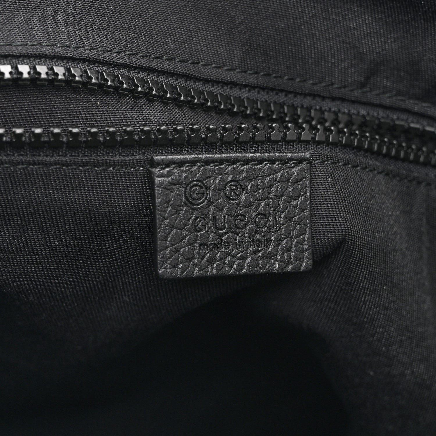 Gucci Nylon Monogram Small Flat Messenger Bag Black 6 of 11