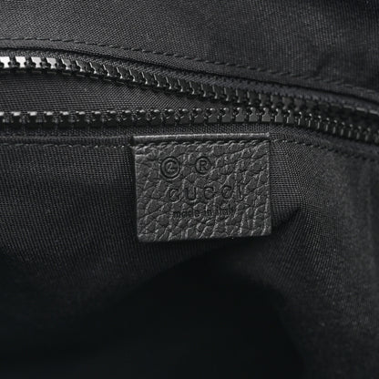Gucci Nylon Monogram Small Flat Messenger Bag Black 6 of 11