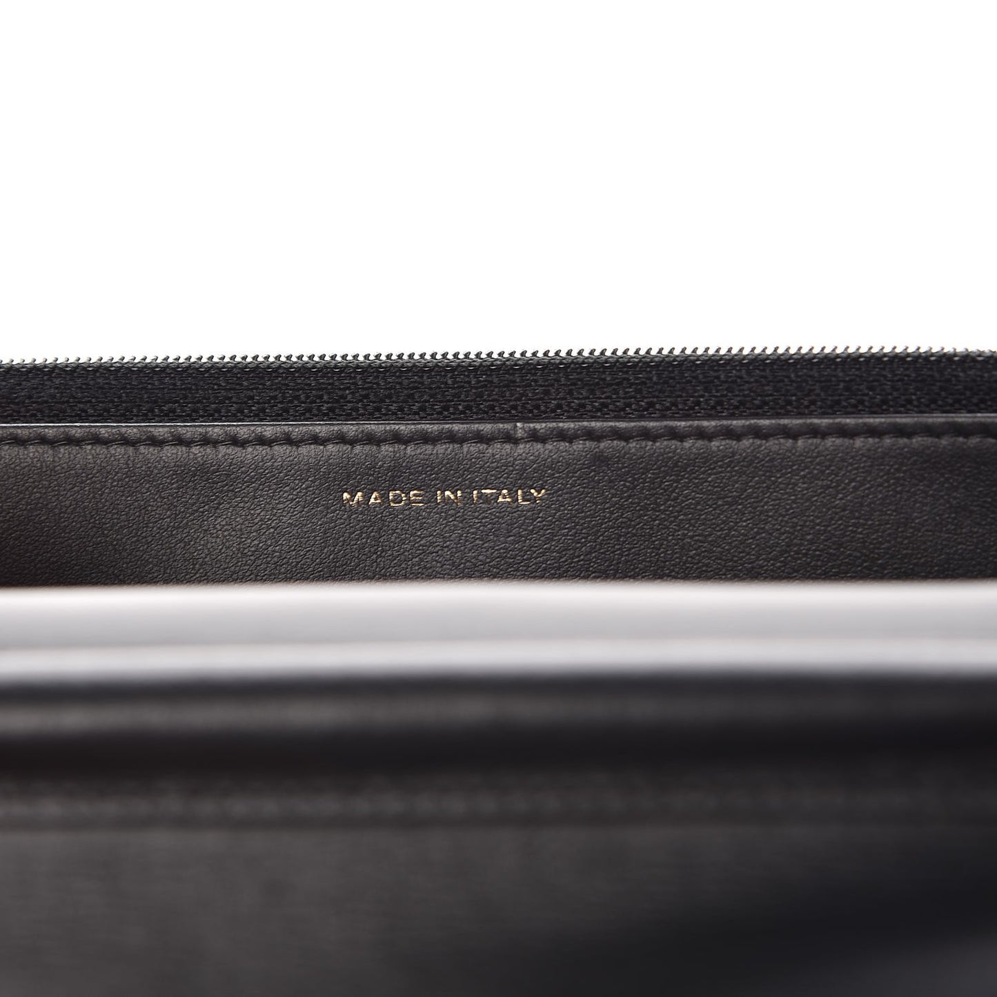 Caviar Quilted Boy Wallet On Chain WOC Black