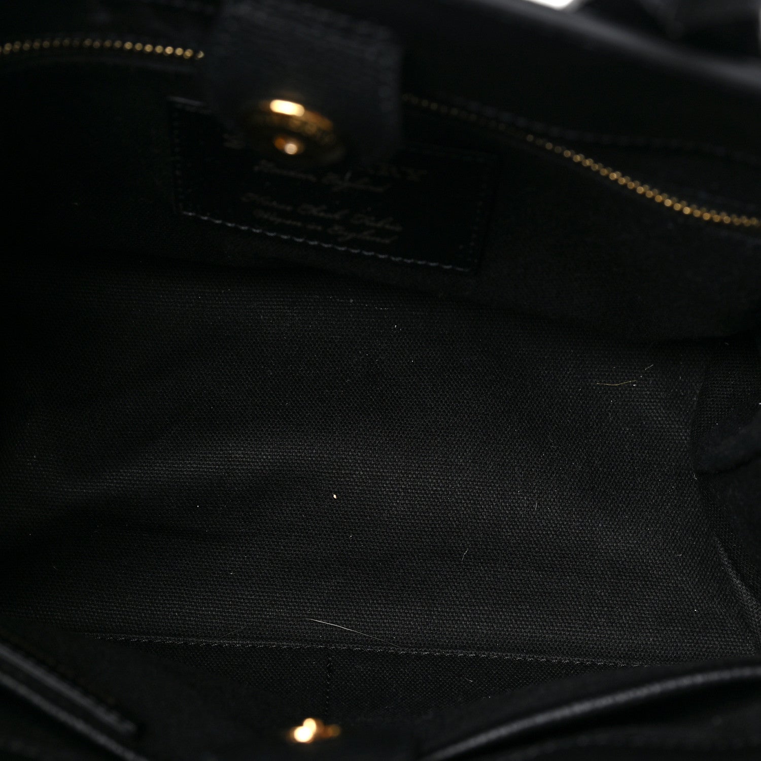 Burberry Derby Calfskin House Check Small Banner Tote Black 5 of 8
