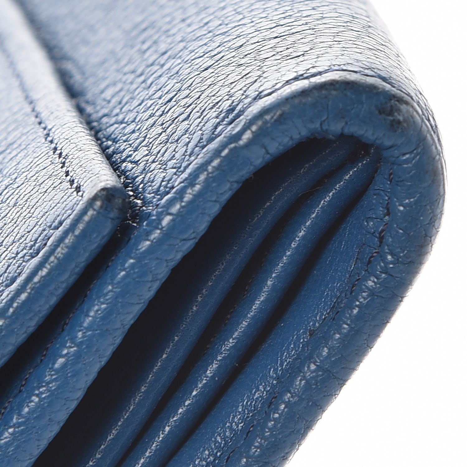 Givenchy Goatskin Pandora Flap Continental Wallet Medium Blue 8 of 13