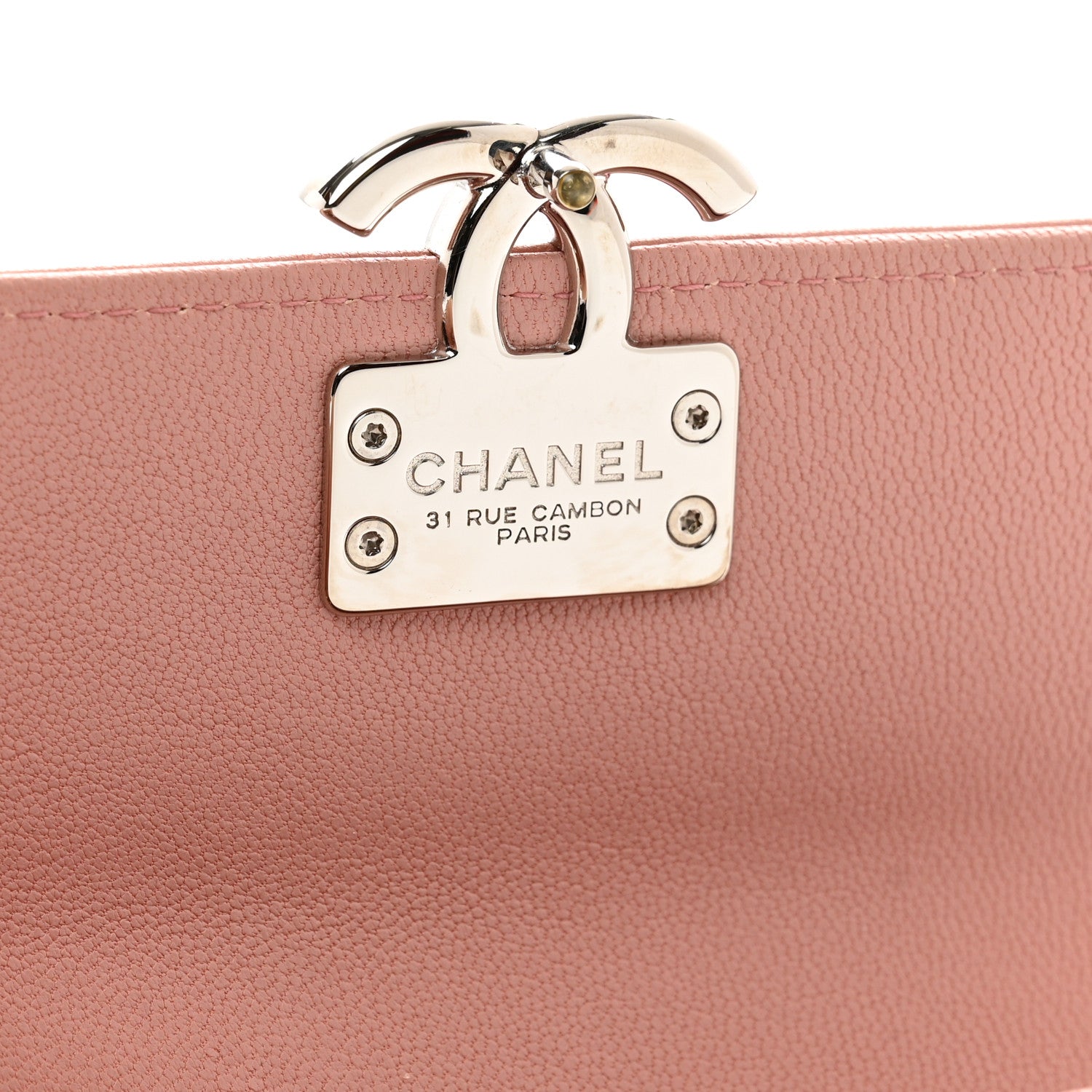 Chanel Lambskin Quilted CC Box Flap Wallet Light Pink 12 of 12