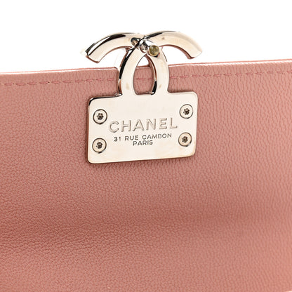 Chanel Lambskin Quilted CC Box Flap Wallet Light Pink 12 of 12