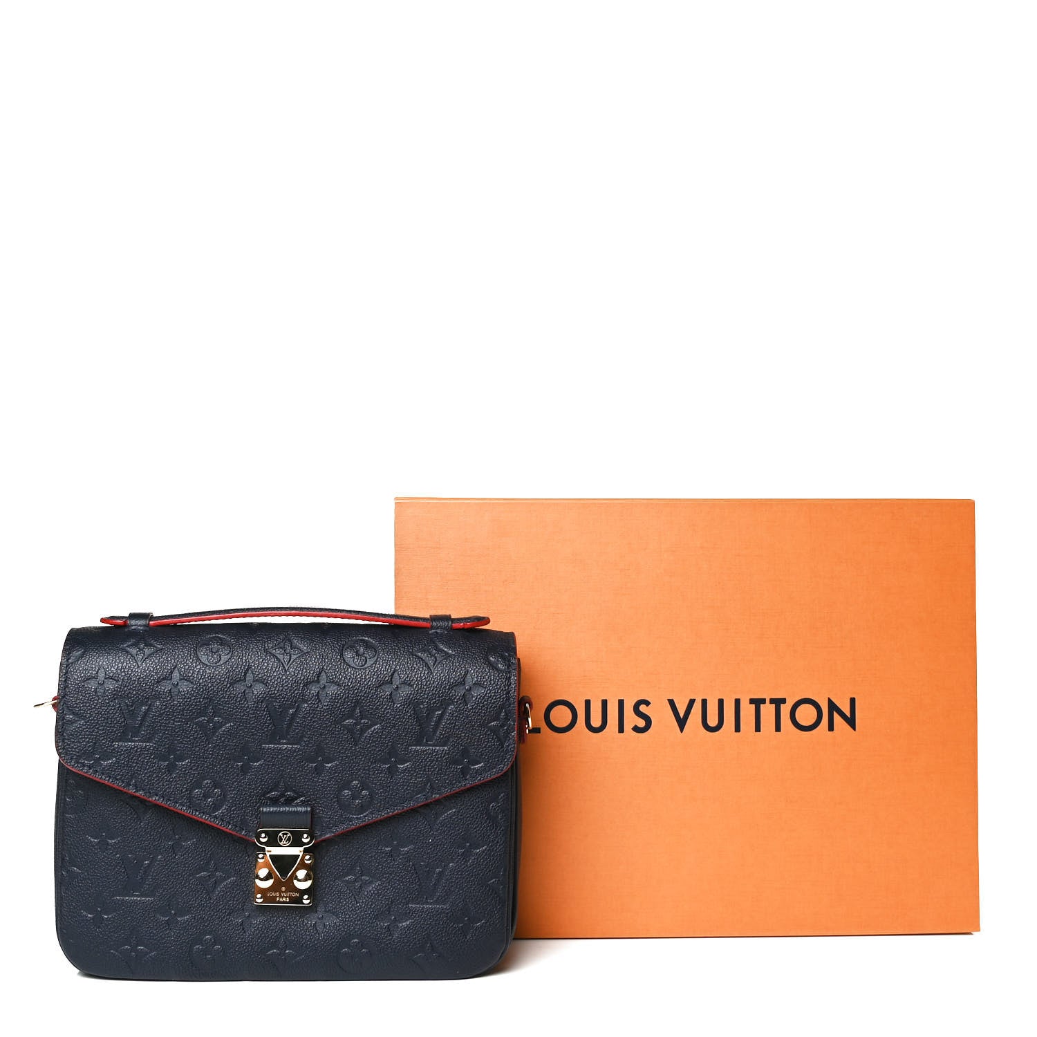 Louis Vuitton Empreinte Pochette Metis Marine Rouge 10 of 10