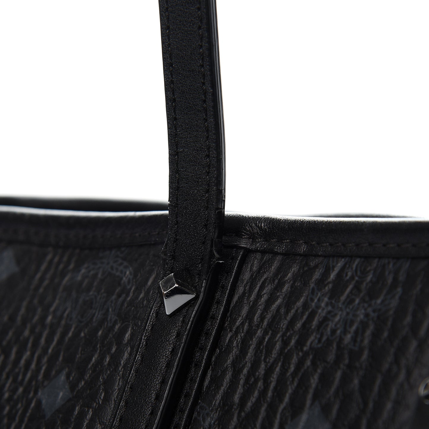 Visetos Medium Anya Zip Top Shopper Tote Black