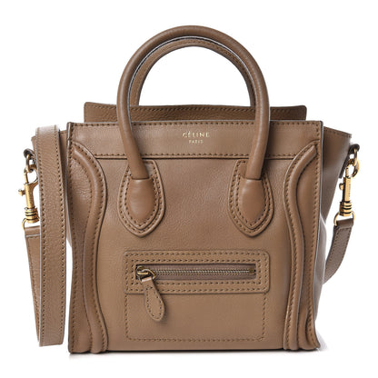 Celine Smooth Calfskin Nano Luggage Camel 1 of 14