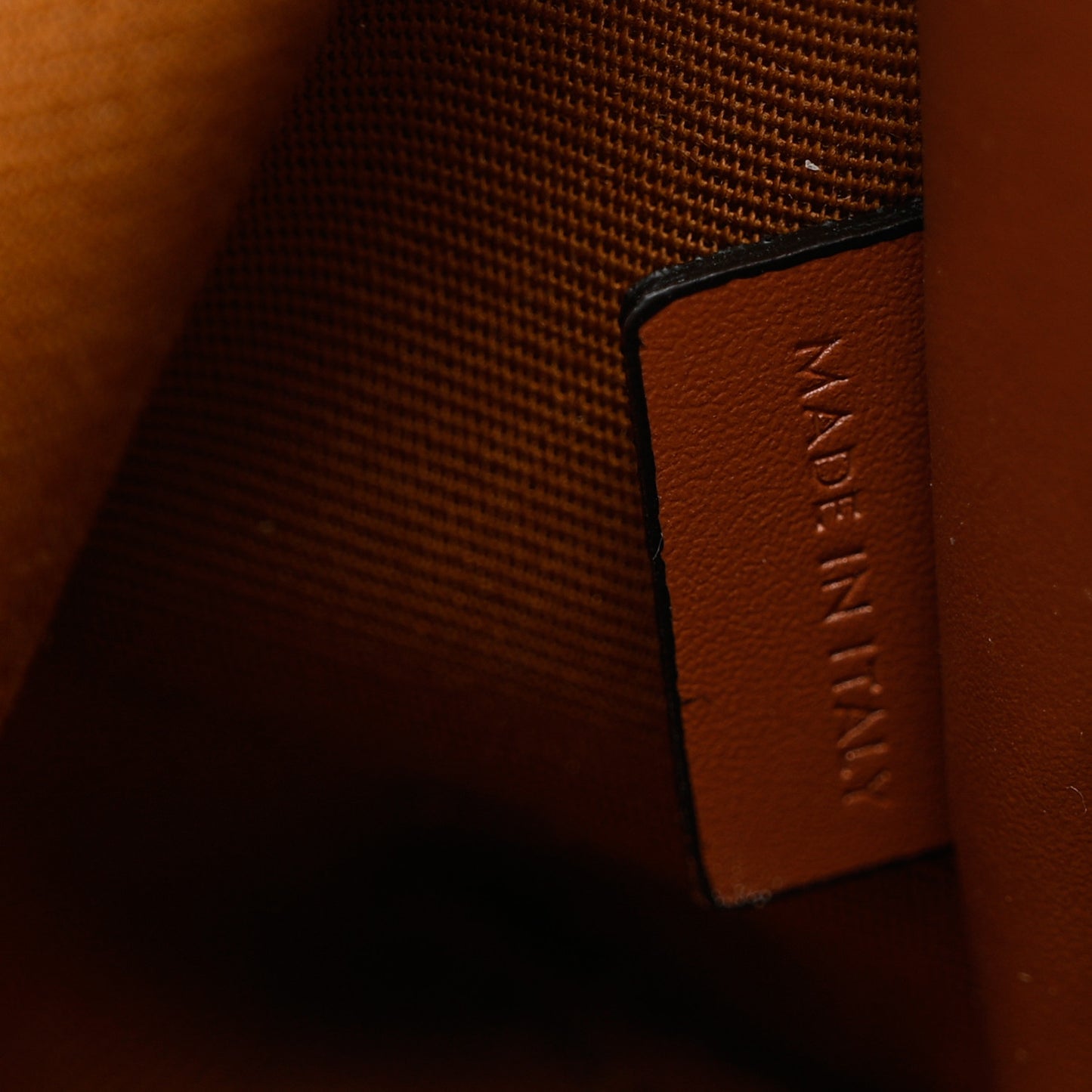 Triomphe Canvas Calfskin Medium Cosmetic Pouch Tan