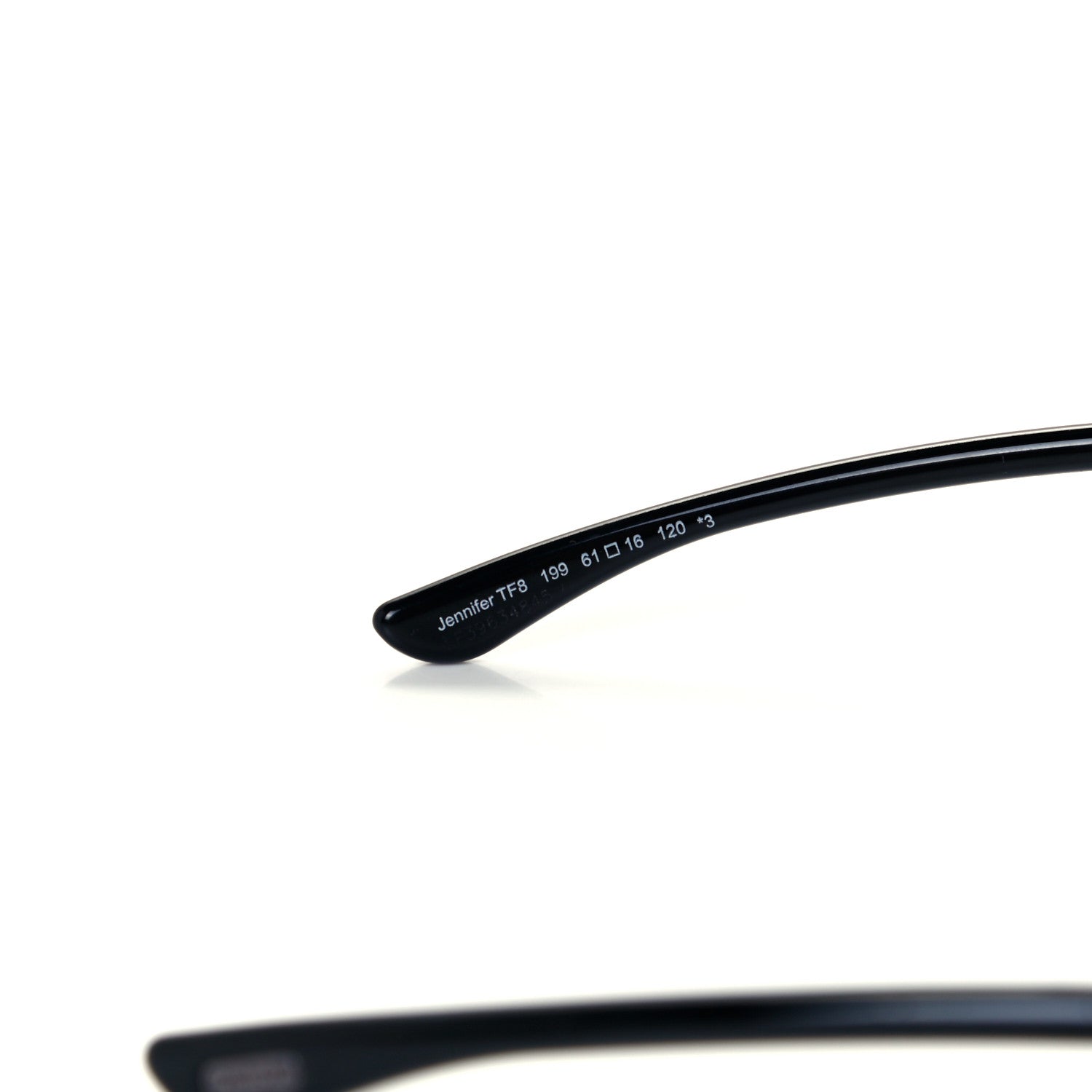 Tom Ford Acetate Jennifer Sunglasses TF8 Black 5 of 8