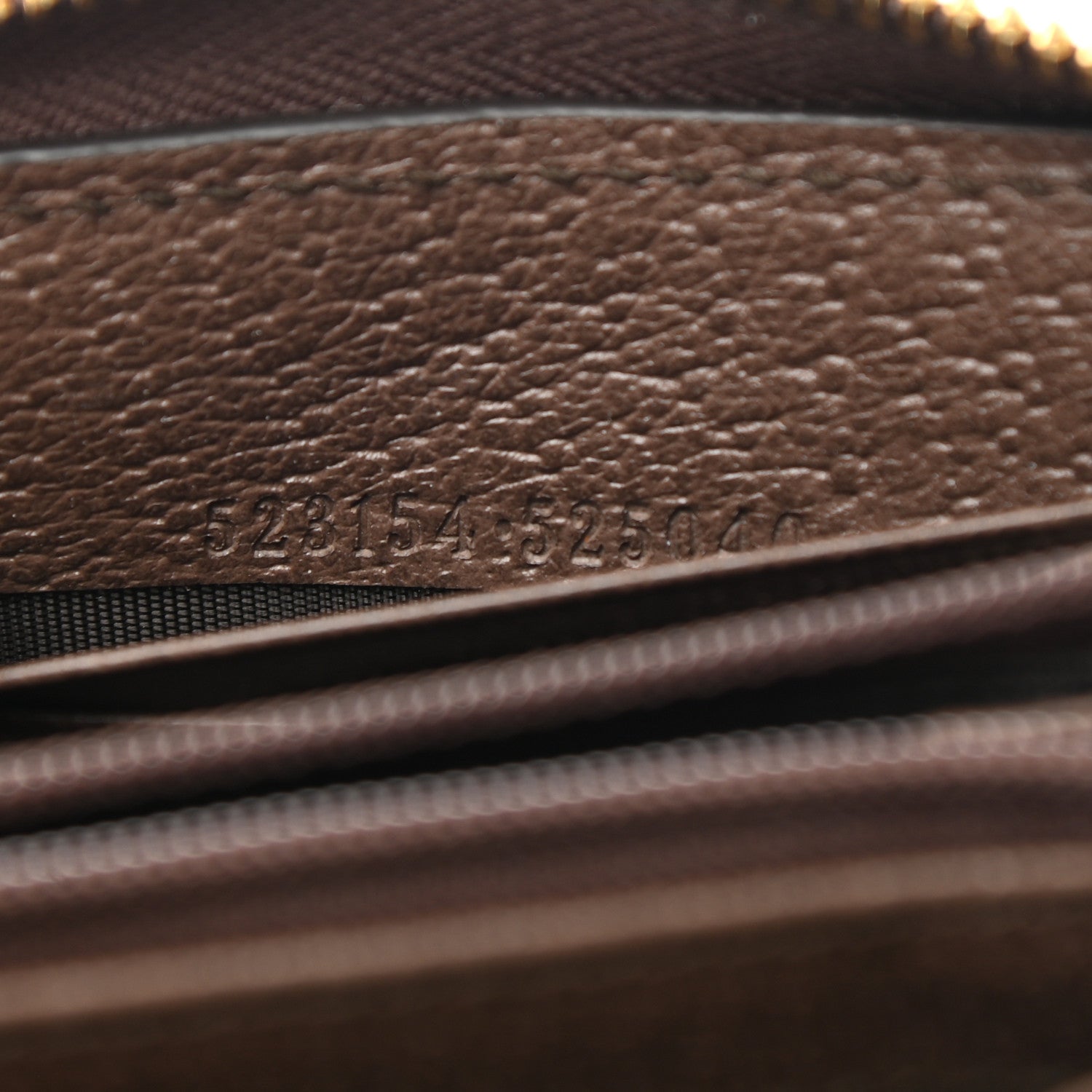 Gucci GG Supreme Monogram Web Ophidia Zip Around Wallet Brown 7 of 8