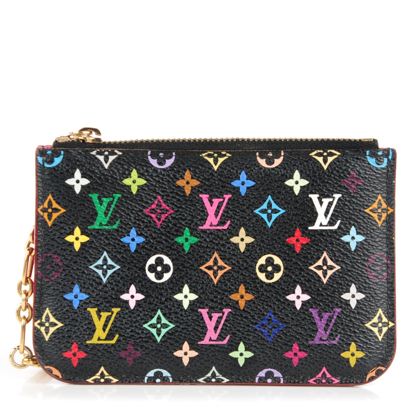 Monogram Multicolor Key Pouch Black Grenade