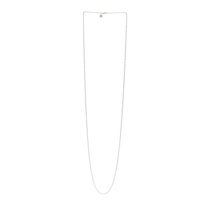 Tiffany Sterling Silver Bead Chain Necklace 34" 3 of 4