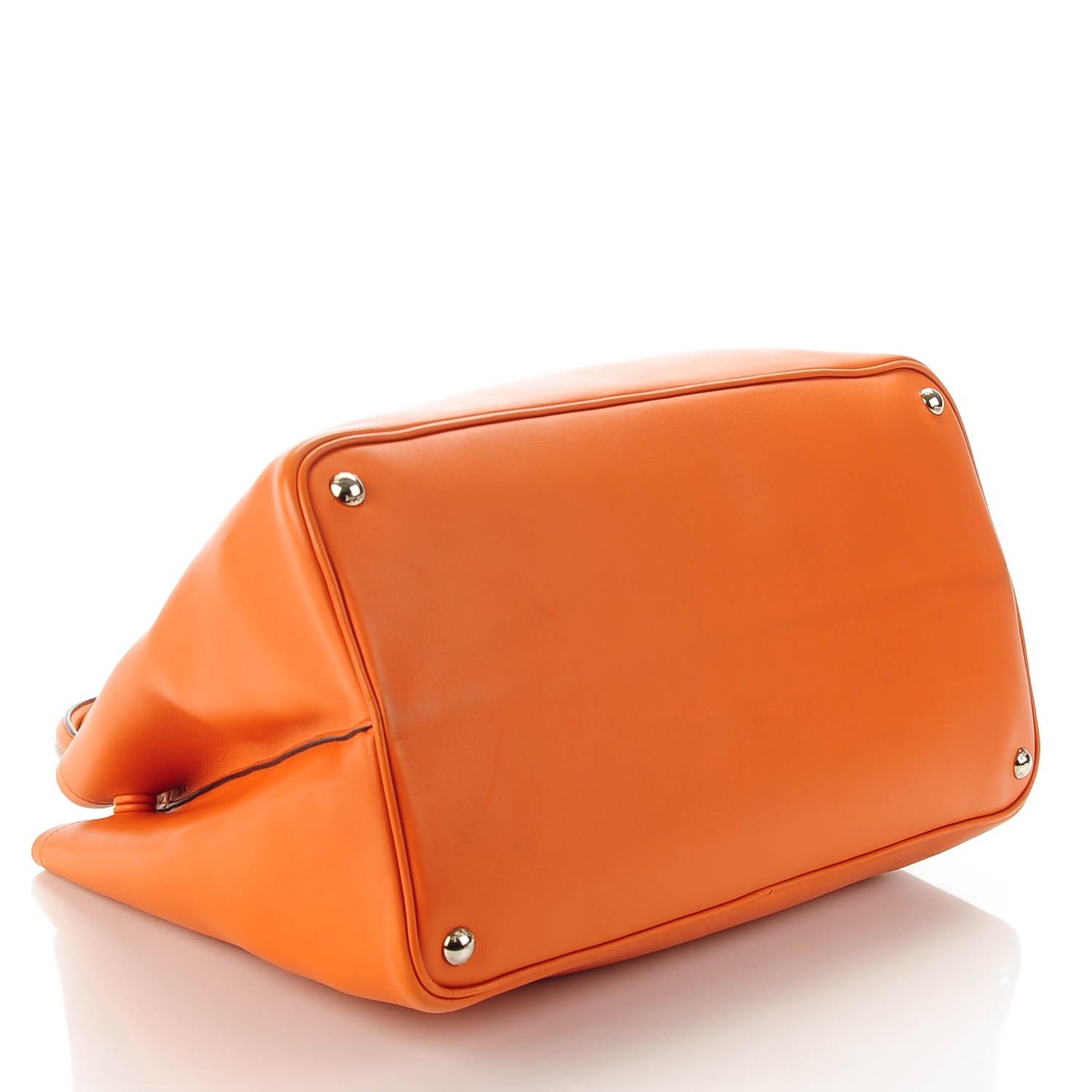 City Calf Double Bag Papaya
