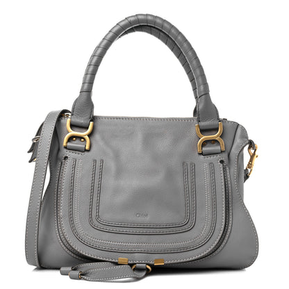 Chloe Calfskin Medium Marcie Satchel Cashmere Grey 1 of 17