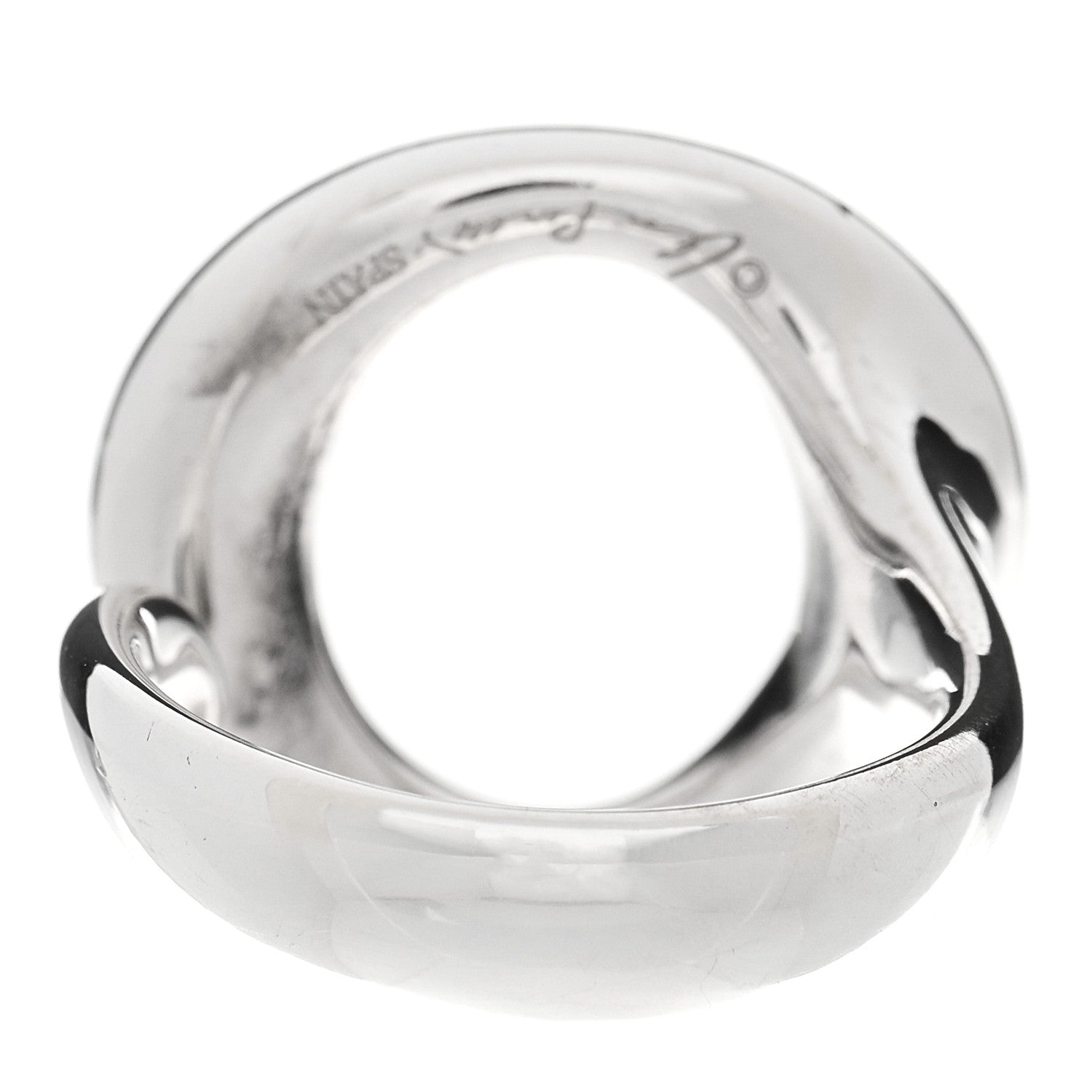 Tiffany Sterling Silver Elsa Peretti Sevillana Ring 58 8.25 3 of 6