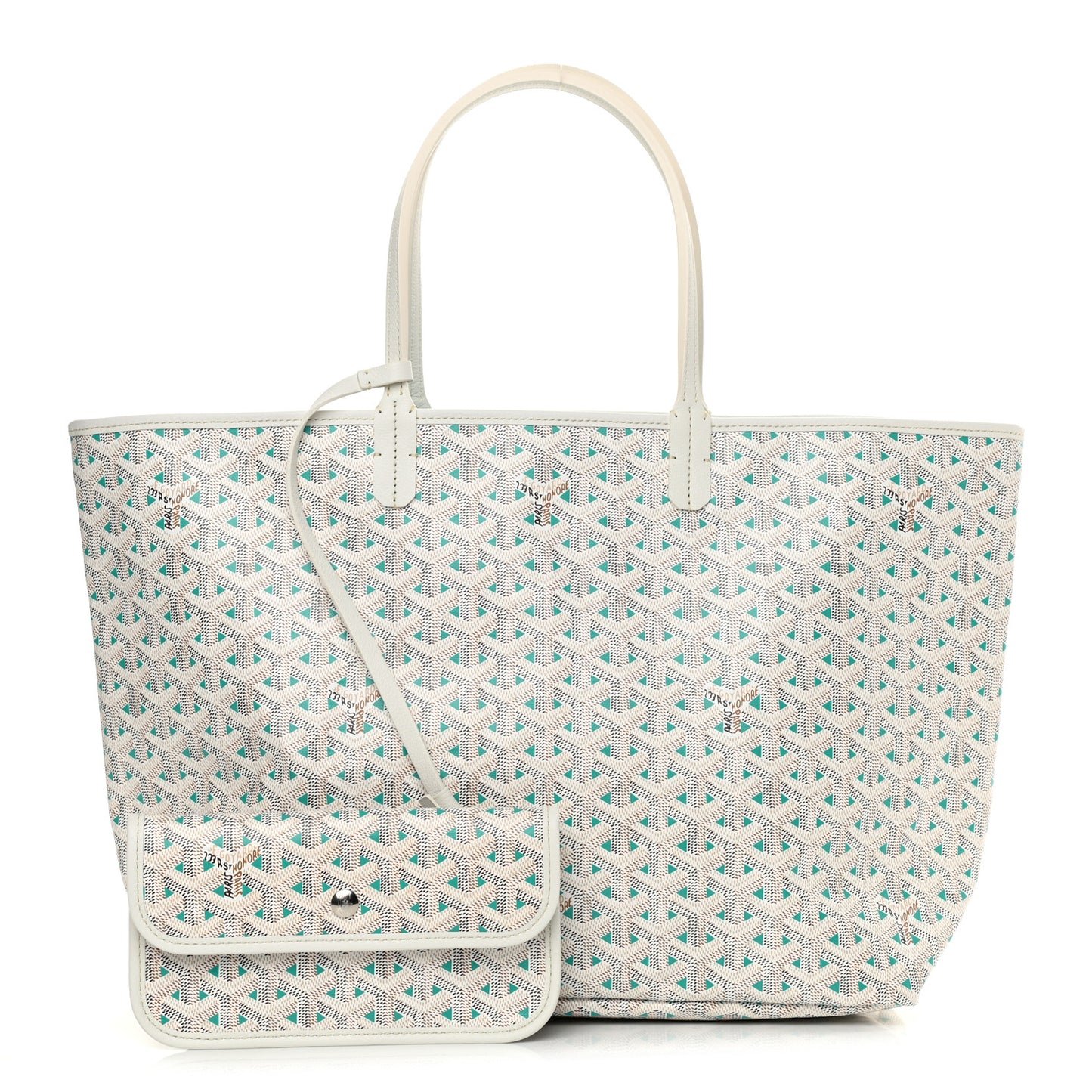 Goyardine Saint Louis Claire Voie PM White Opaline