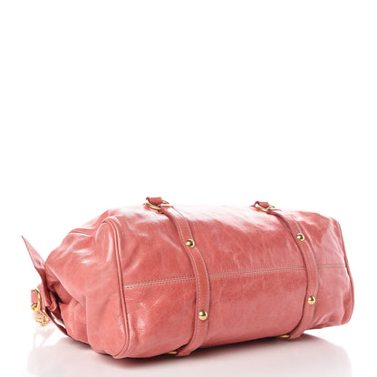 Miu Miu Vitello Lux Medium Bow Bag Rosa 5 of 16
