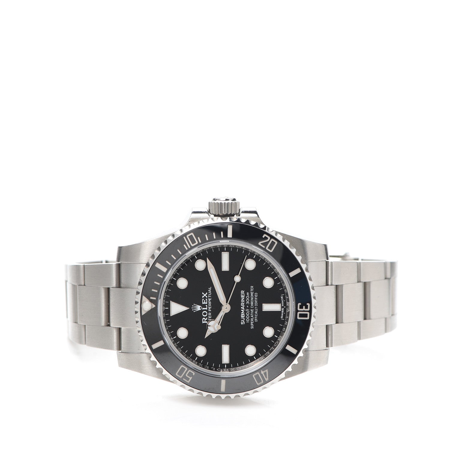 Rolex Stainless Steel 40mm Oyster Perpetual Submariner Watch Black 114060 2 of 6