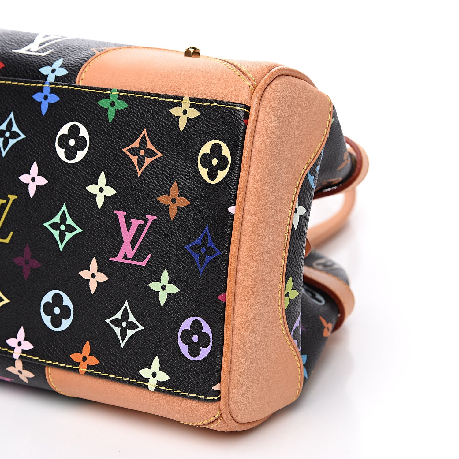 Louis Vuitton Monogram Multicolor Claudia Black 9 of 10