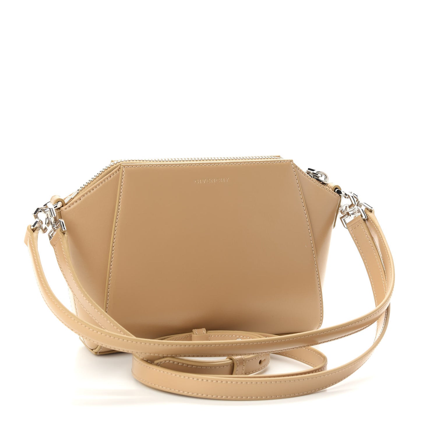 Smooth Calfskin Nano Antigona Beige Cappuccino